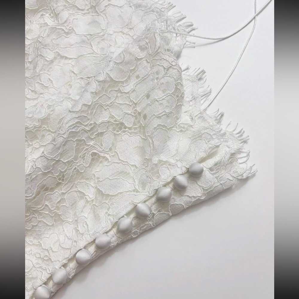 HELSA The Forever Audrey Lace Camisole Elegant White Lace Top ,S - Picture 10 of 15